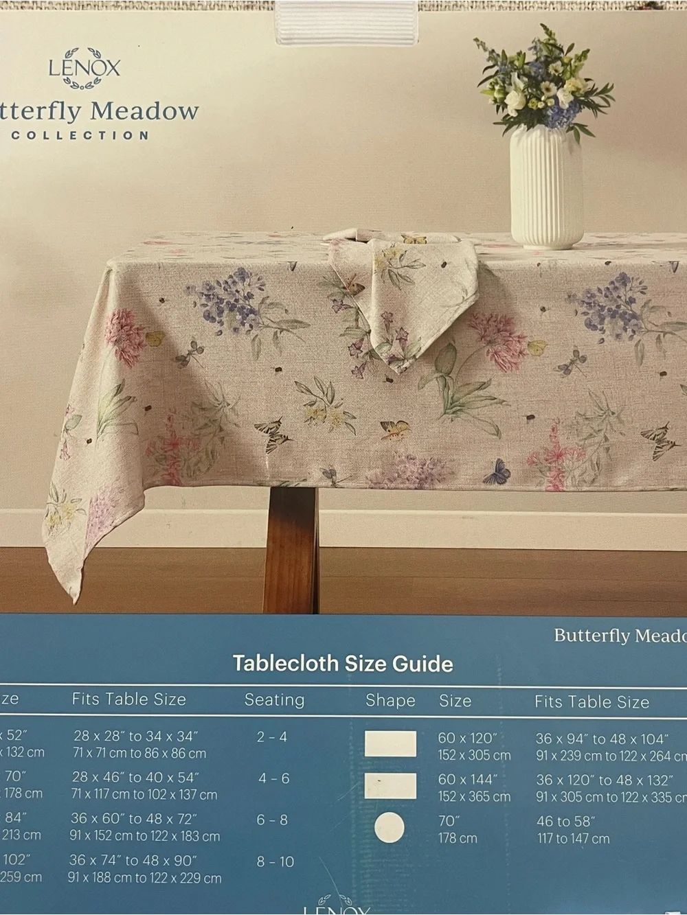 Lenox tablecloth floral